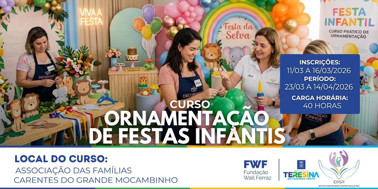 ORNAMENTAÇÃO DE FESTAS INFANTIS 2